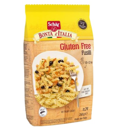 Paste fara gluten - Schar Fusilli paste fara gluten x 250 grame, medik-on.ro