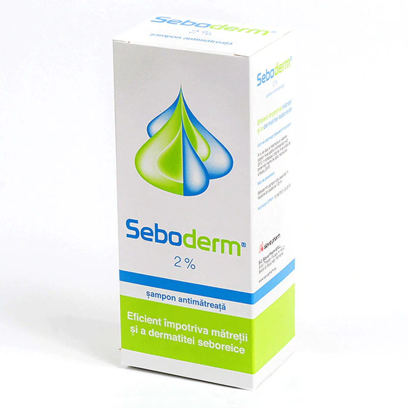 Tratamente antimatreata - Seboderm Sampon cu ketoconazol 2% x 125ml, medik-on.ro