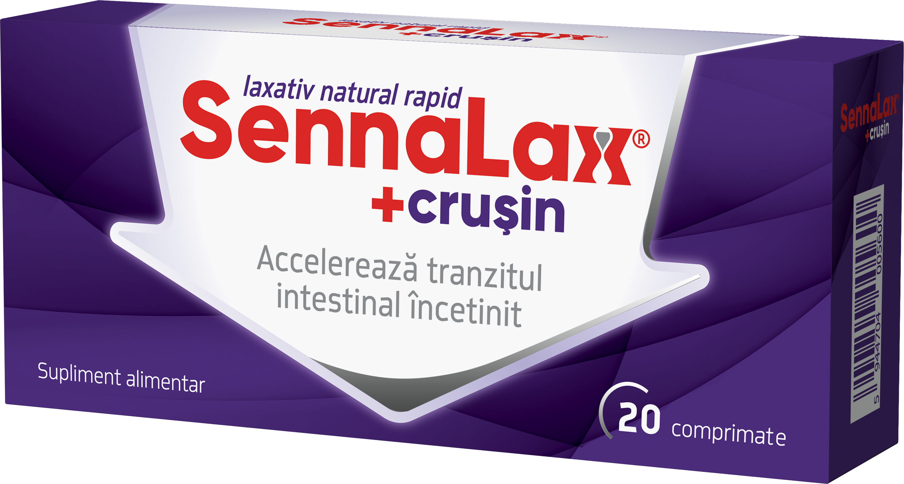 Constipatie - Sennalax plus crusin x 20 comprimate, medik-on.ro