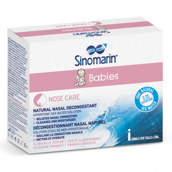 Solutii nazale - Sinomarin Baby Apa de mare 5ml x 18 monodoze, medik-on.ro