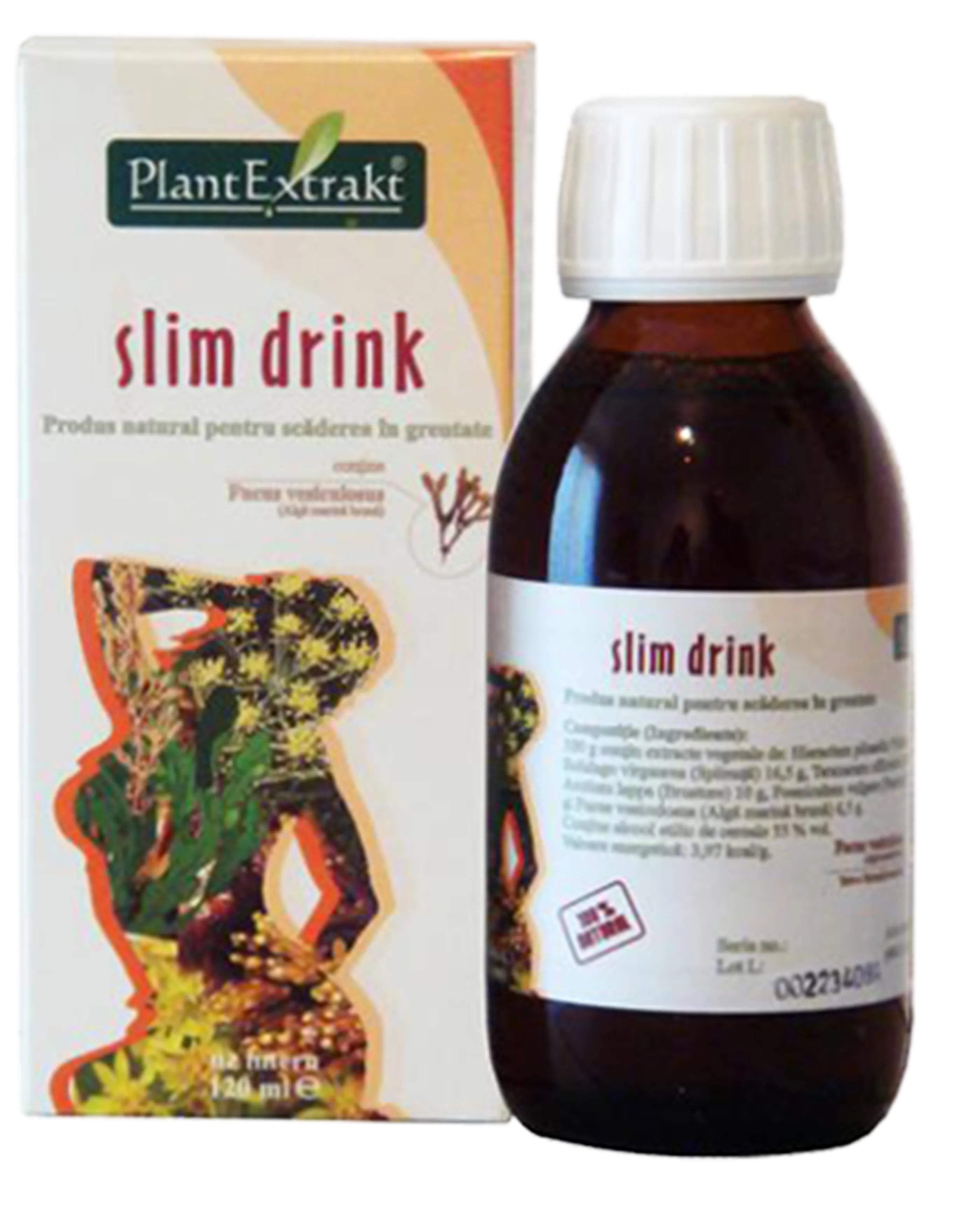Slabire si reducere apetit - Slim drink x 120ml, medik-on.ro