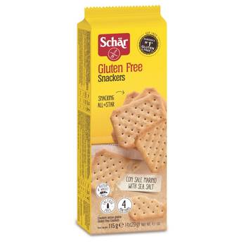 Biscuiti si gustari fara gluten - Schar Biscuiti sarati Snackers fara gluten x 115 grame, medik-on.ro
