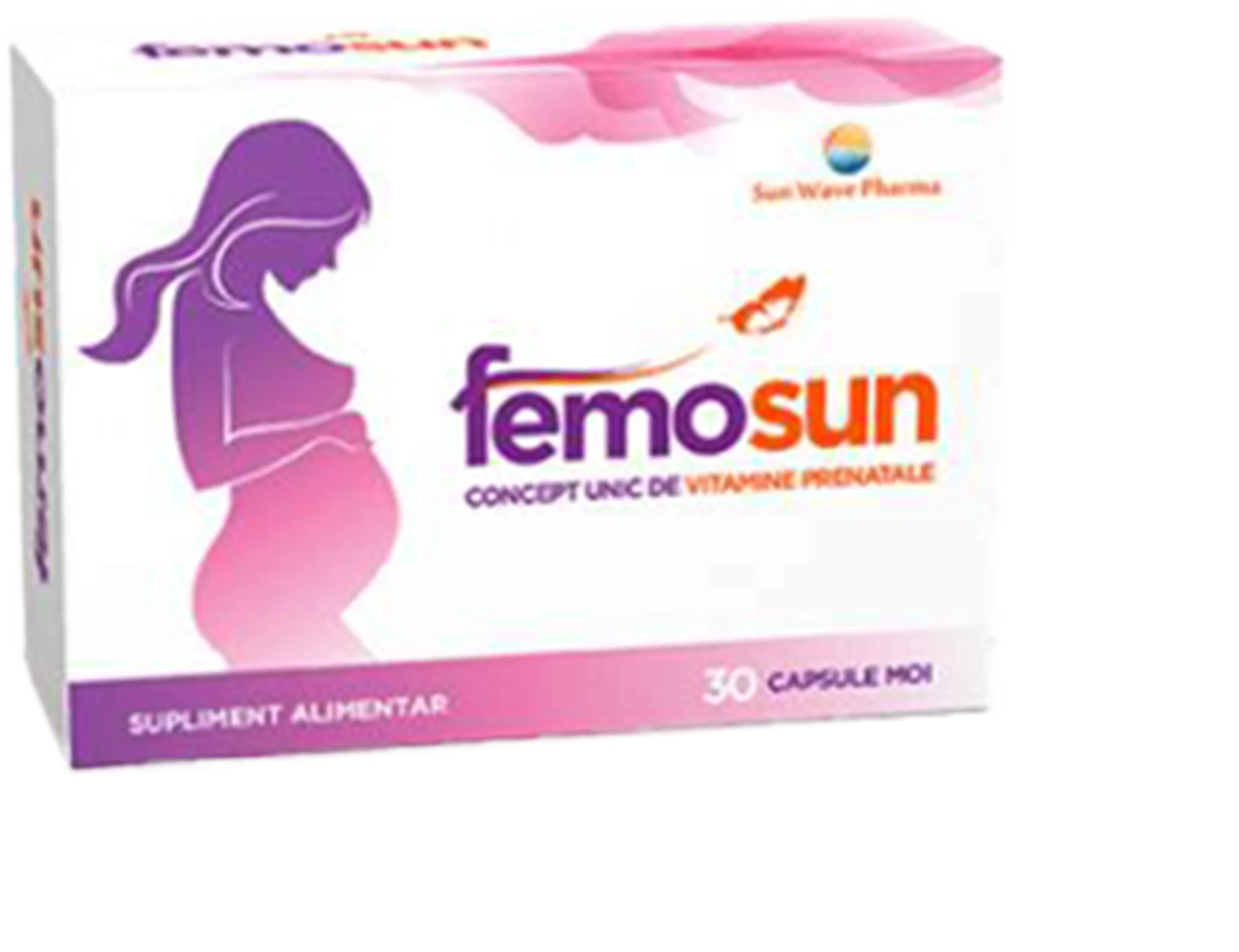 Vitamine si antiemetice - Sun wave femosun x 30 comprimate, medik-on.ro