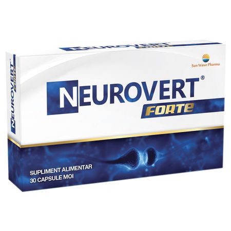 Memorie si concentrare - Sun Wave Neurovert Forte x 30 capsule, medik-on.ro