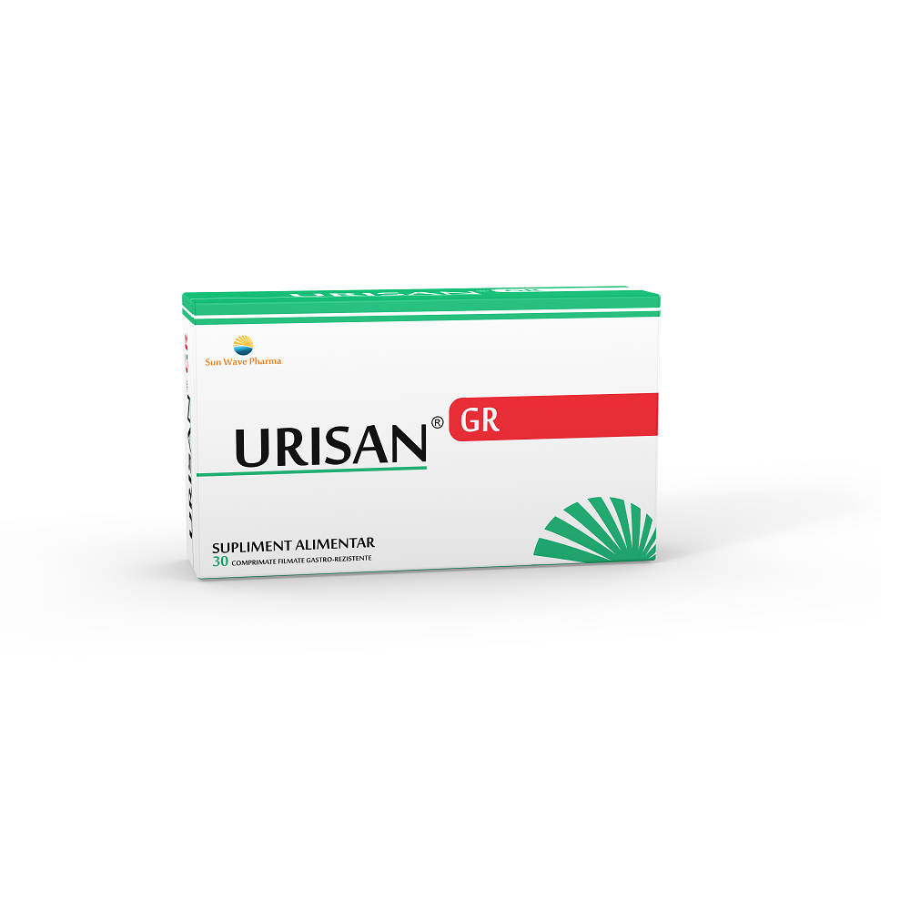 Dezinfectante urinare - Sun wave Urisan GR x 30 comprimate, medik-on.ro
