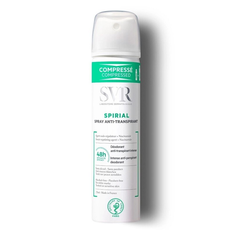 Deodorante si antiperspirante - SVR Spirial Spray antiperspirant x 75ml, medik-on.ro
