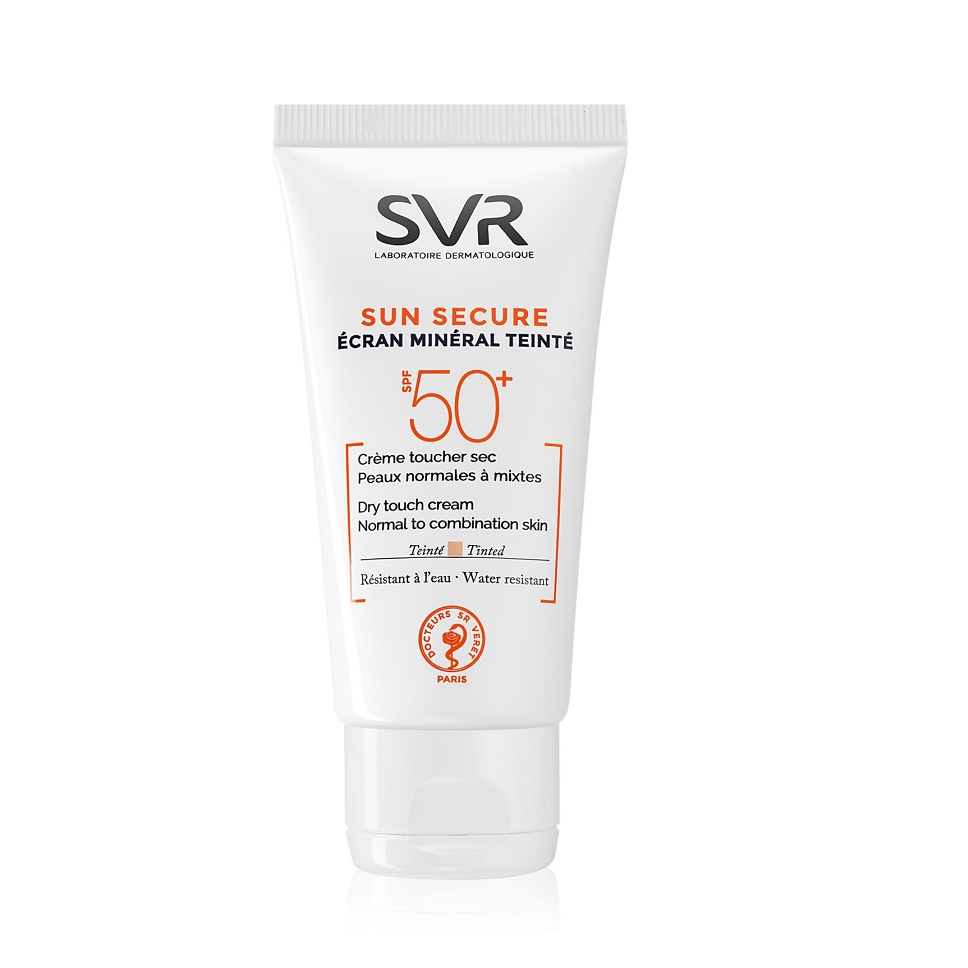 Produse cu SPF pentru fata - SVR Sun Secure ecran mineral SPF50 ten normal-mixt x 50ml, medik-on.ro