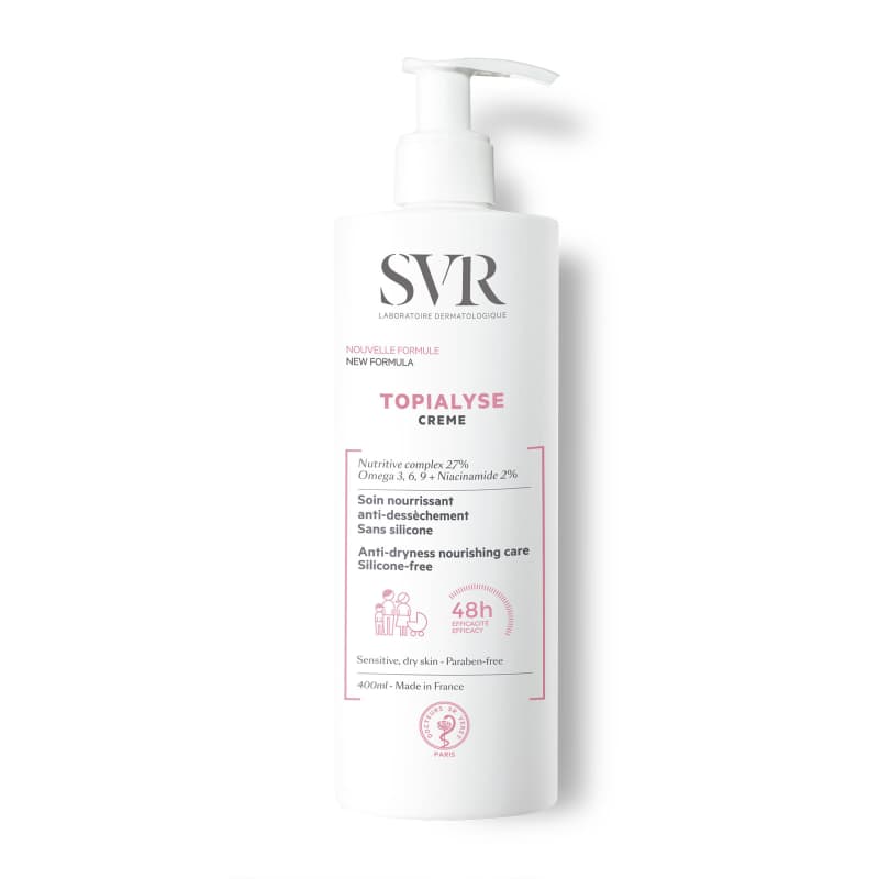 Hidratare piele uscata-atopica - SVR Topialyse crema emolienta pentru piele uscata sensibila x 400ml, medik-on.ro