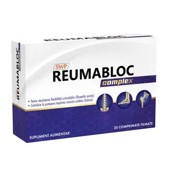 Suplimente - Sun Wave Reumabloc Complex x 30 comprimate, medik-on.ro