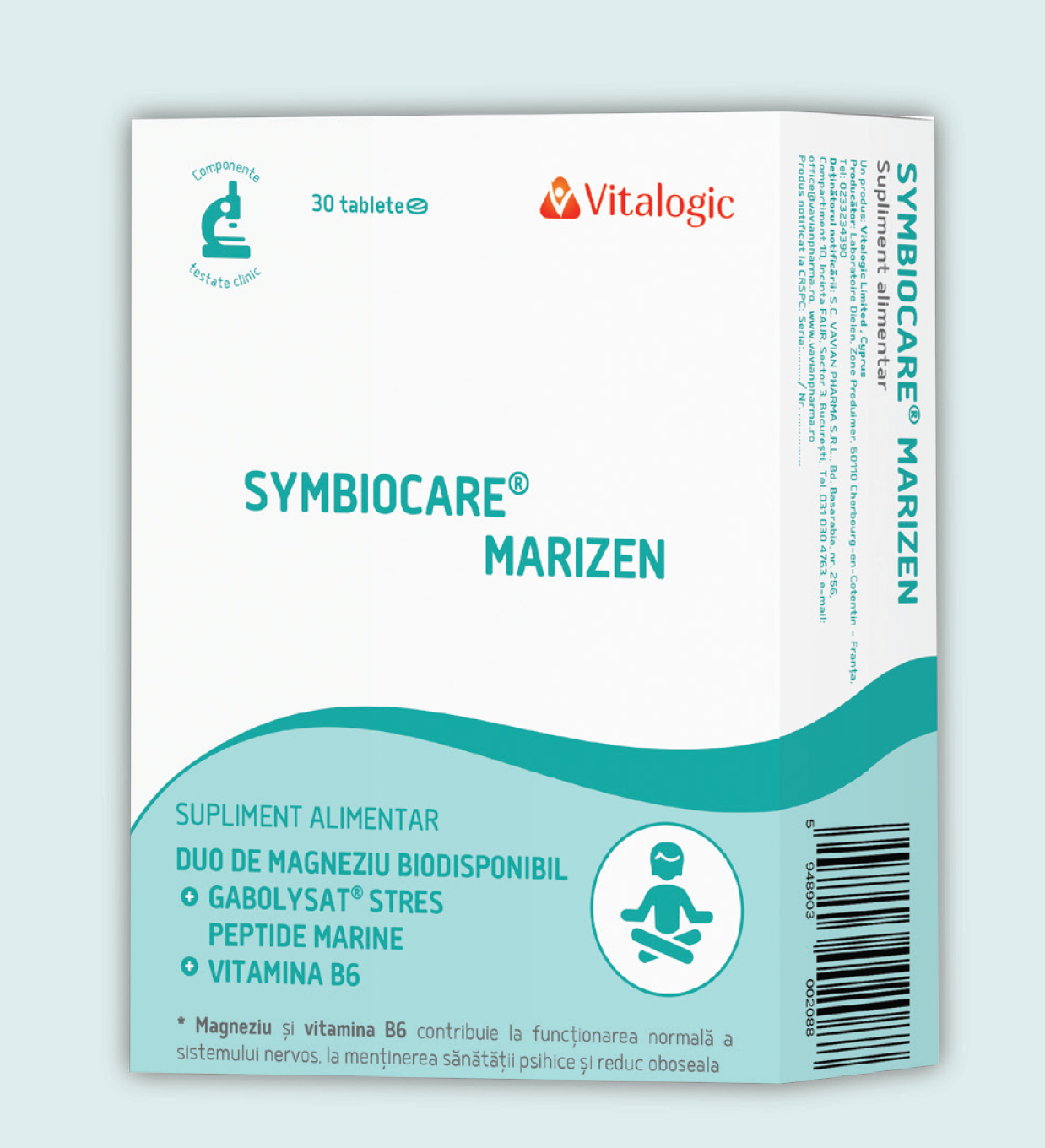 Stres oxidativ - Symbiocare Marizen x 30 comprimate, medik-on.ro
