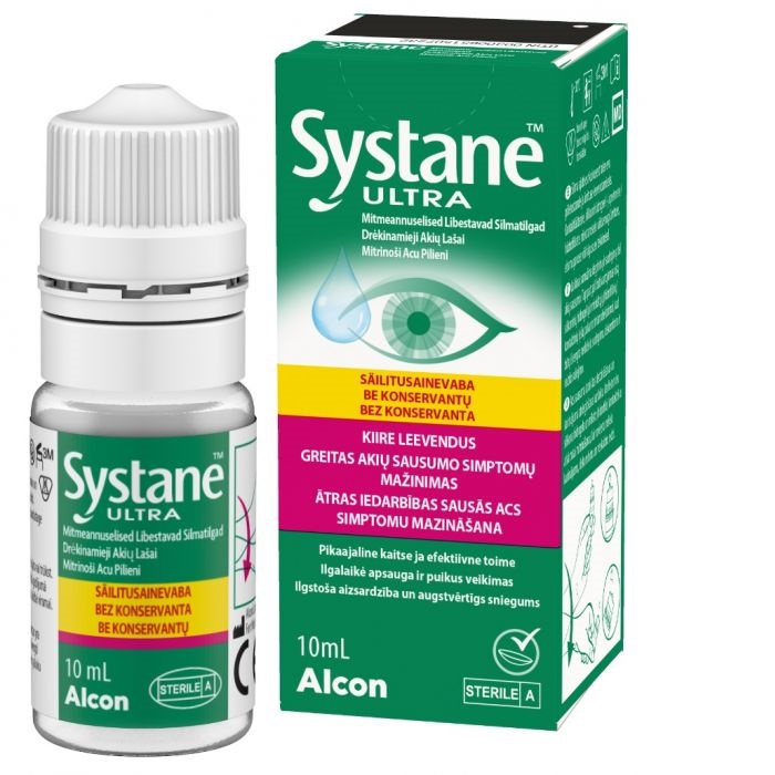 Picaturi si solutii oftalmice - Systane Ultra fara conservanti solutie oftalmica x 10ml , medik-on.ro