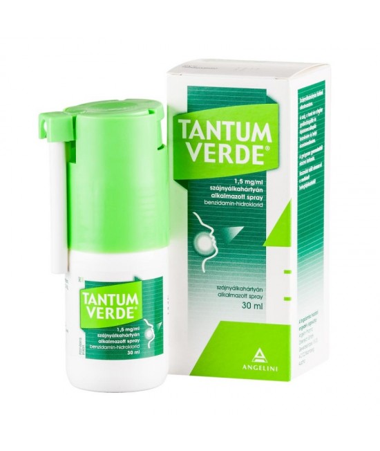 OTC - medicamente fara reteta - Tantum verde spray 1,5mg/ml spray bucofaringian x 30ml, medik-on.ro