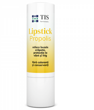 Ingrijire si hidratare buze - TIS Lipstick cu propolis x 4 grame, medik-on.ro
