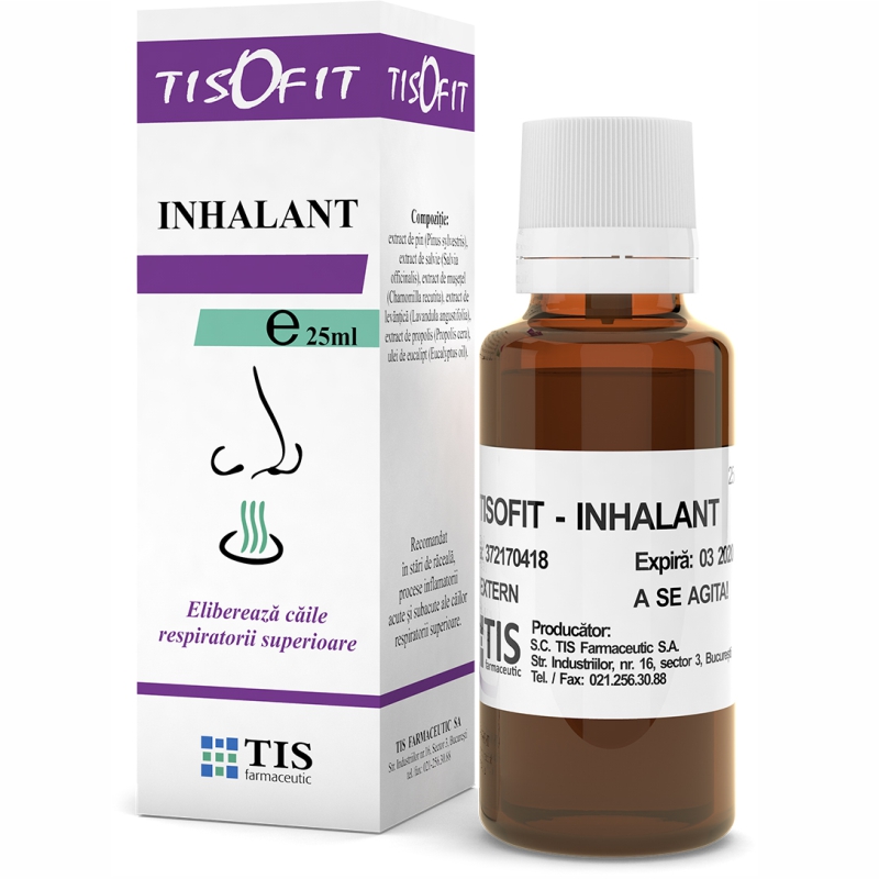 Raceala si gripa - TIS Tisofit inhalant solutie pentru inhalatii x 25ml, medik-on.ro
