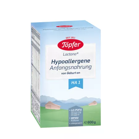 Formule speciale de lapte praf - Topfer HA1 formula de lapte praf hipoalergenica x 600 grame, medik-on.ro