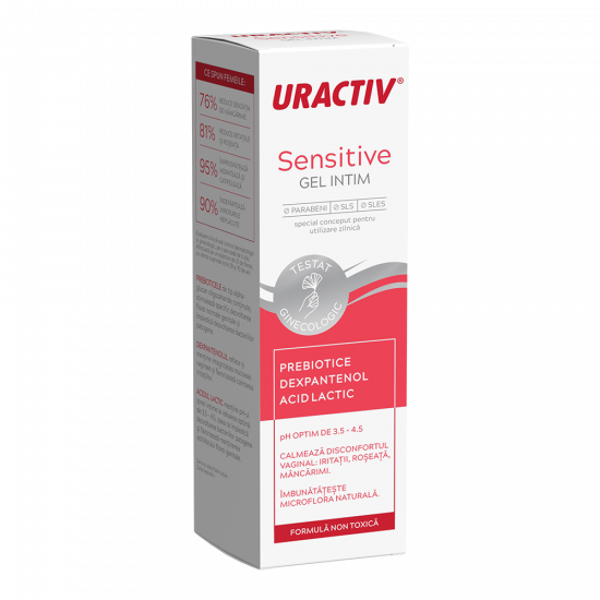 Produse de igiena - Uractiv Sensitive gel pentru igiena intima x 200ml, medik-on.ro