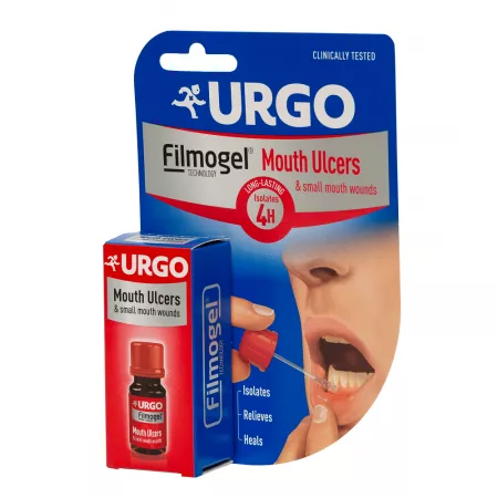 Afte bucale - Urgo Filmogel Tratament anti afte cu arome de fructe x 6ml, medik-on.ro