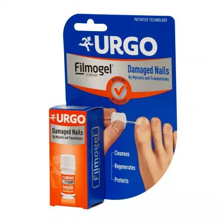 Ingrijire picioare - Urgo Filmogel pentru unghii deteriorate x 3,3ml, medik-on.ro