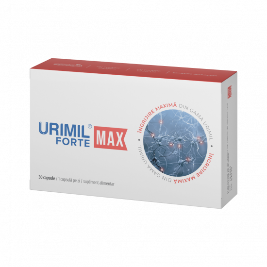 Multivitamine si minerale - Urimil Forte Max x 30 capsule, medik-on.ro