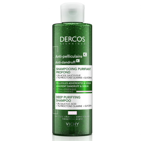 Tratamente antimatreata - Vichy Dercos Sampon antimatreata purificator pentru par gras x 250ml, medik-on.ro