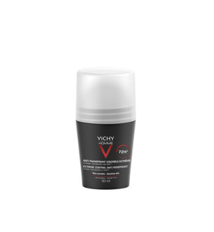 Deodorante si antiperspirante - Vichy Homme Deo roll-on extreme, eficacitate 72h x 50ml, medik-on.ro
