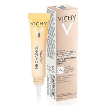 Ingrijire contur ochi - Vichy Neovadiol Peri&Post Menopause Crema multicorectoare pentru contur ochi si buze x 15ml, medik-on.ro