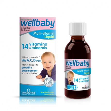 Vitamine - Vitabiotics Wellbaby Multi-Vitamin sirop x 150ml, medik-on.ro