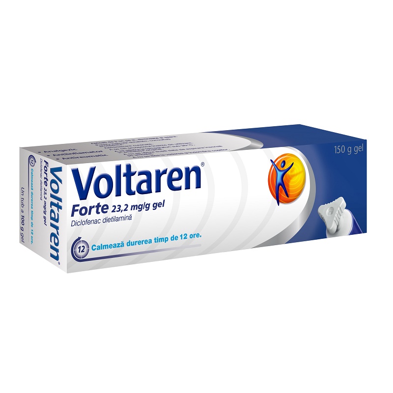 OTC - medicamente fara reteta - Voltaren Forte gel 23,2mg/g x 150 grame, medik-on.ro