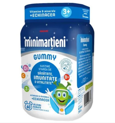 Vitamine - Walmark Minimartieni gummy cu echinacea x 60 jeleuri, medik-on.ro