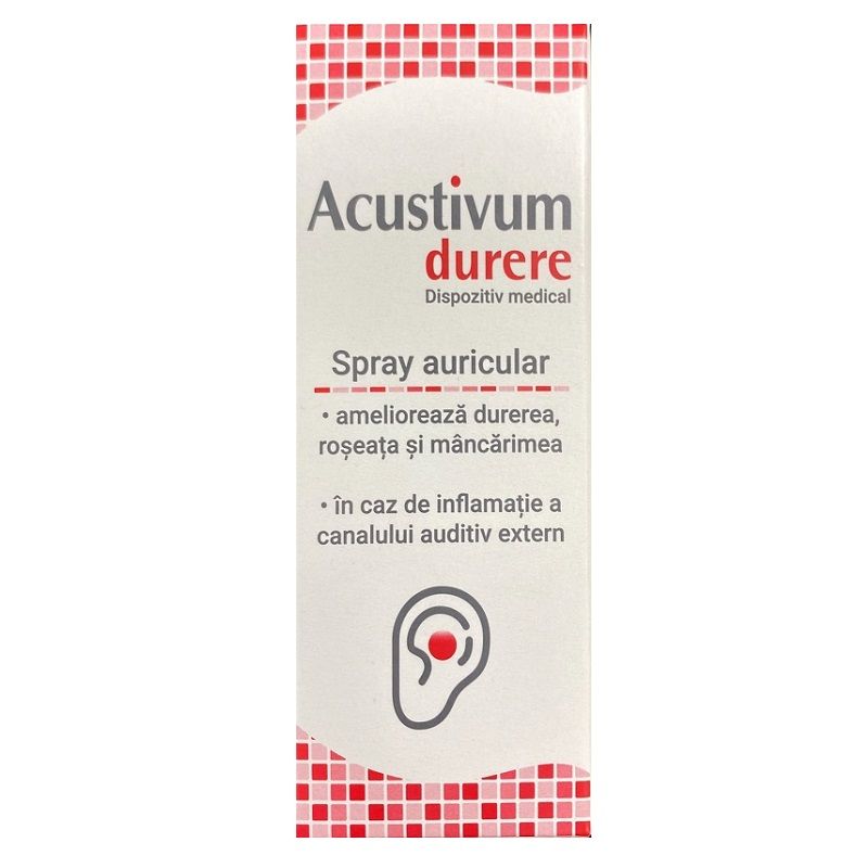 Solutii auriculare - Zdrovit Acustivum durere spray auricular x 20ml, medik-on.ro
