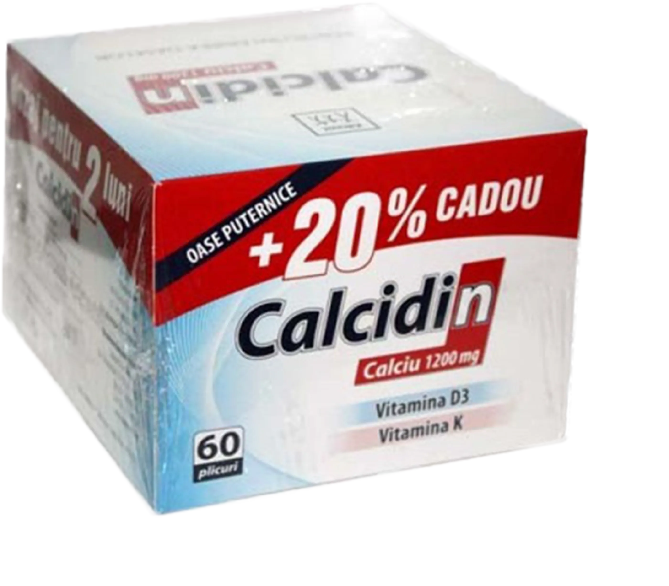 Multivitamine si minerale - Zdrovit Calcidin x 60 plicuri + 20% cadou, medik-on.ro