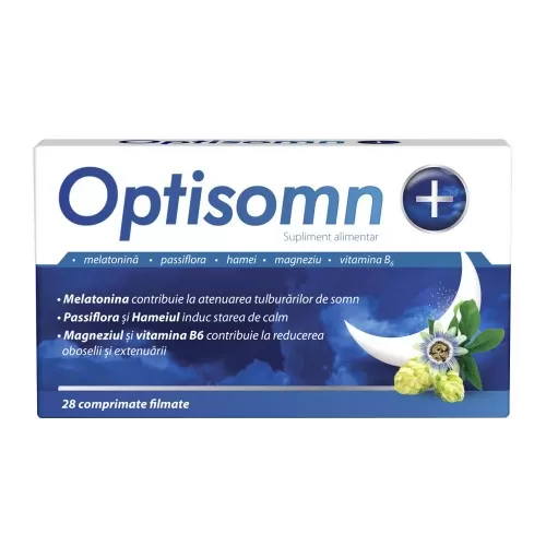 Calmante si somn linistit - Zdrovit Optisomn x 28 comprimate, medik-on.ro