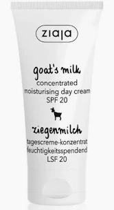 Produse cu SPF pentru fata - Ziaja Goat's Milk Crema de fata hidratanta cu protectie solara SPF20 x 50ml, medik-on.ro