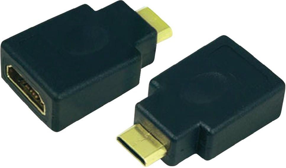 Cabluri si adaptoare -  Adaptor Logilink AH0009, HDMI A la Mini HDMI C, M-T 