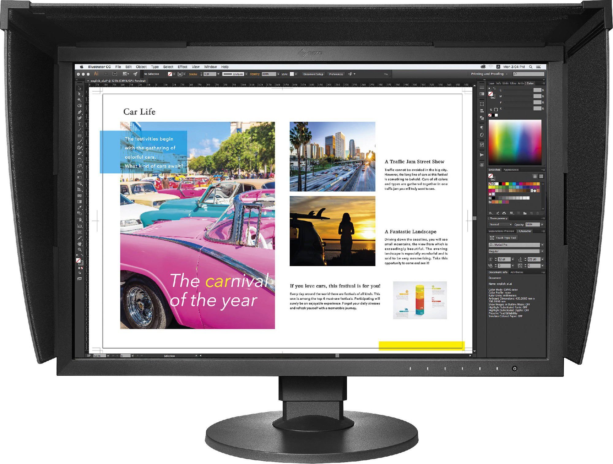 Monitor Eizo ColorEdge CG2420-BK, 24,1 `, 1920 x 1200 (WUXGA), Full HD, DVI, HDMI, Display Port, Negru