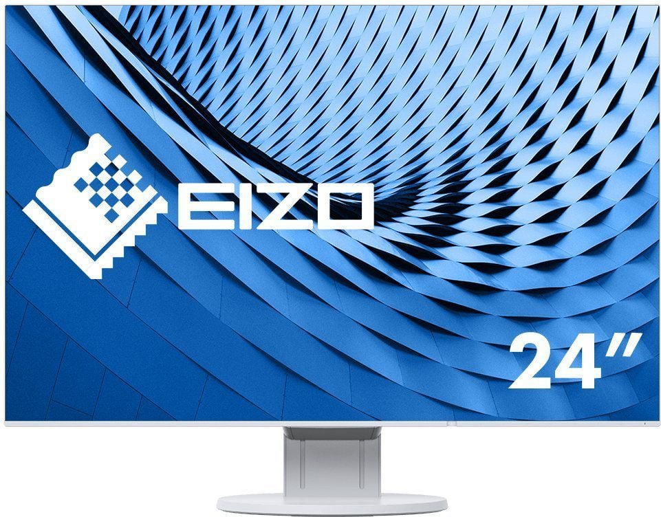 Monitor Eizo FlexScan EV2456-WT, alba, 24.1`, 1920 x 1200 (WUXGA), LED, IPS, 16: 10, 5ms, OSD, HDCP, Difuzoare, USB3.0, mD-Sub, DVI-D, HDMI