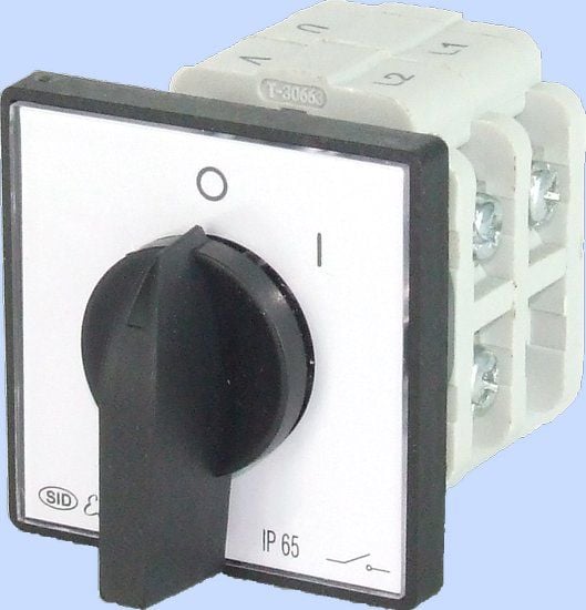 0-1 3P cama 25A IP65 arc 25-12 a plăcii (922503)