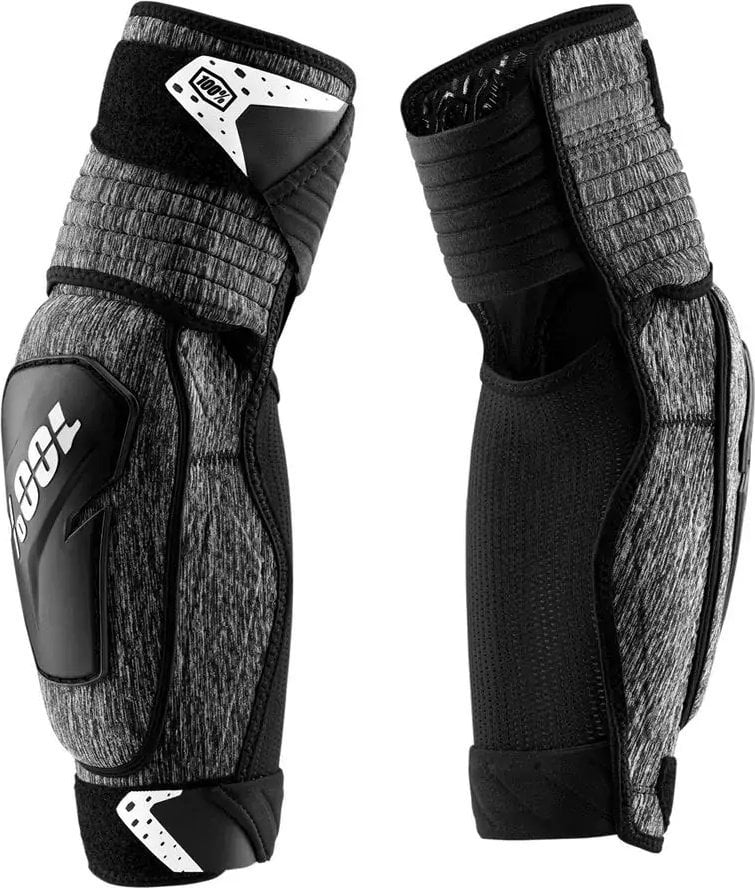 100% Coturi 100% FORTIS Elbow Guard gri negru negru mărime L/XL (NOU)