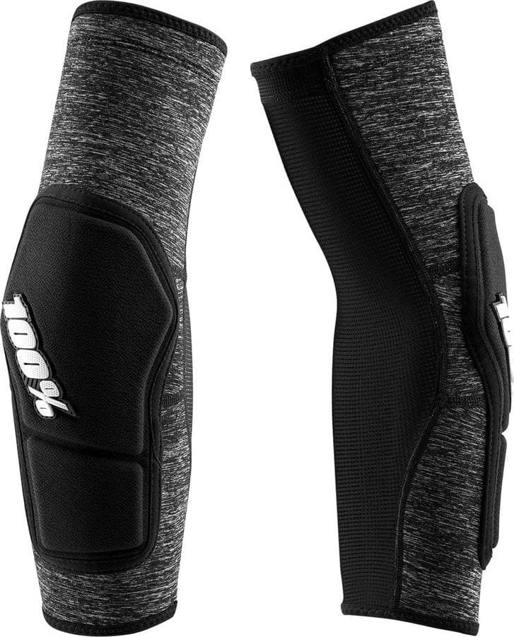 100% Coturi 100% RIDECAMP Elbow Guard gri negru negru mărime L (NOU)