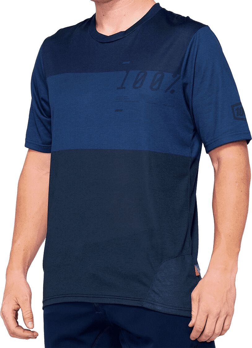 Tricou 100% Airmatic pentru bărbați, albastru midnight XL