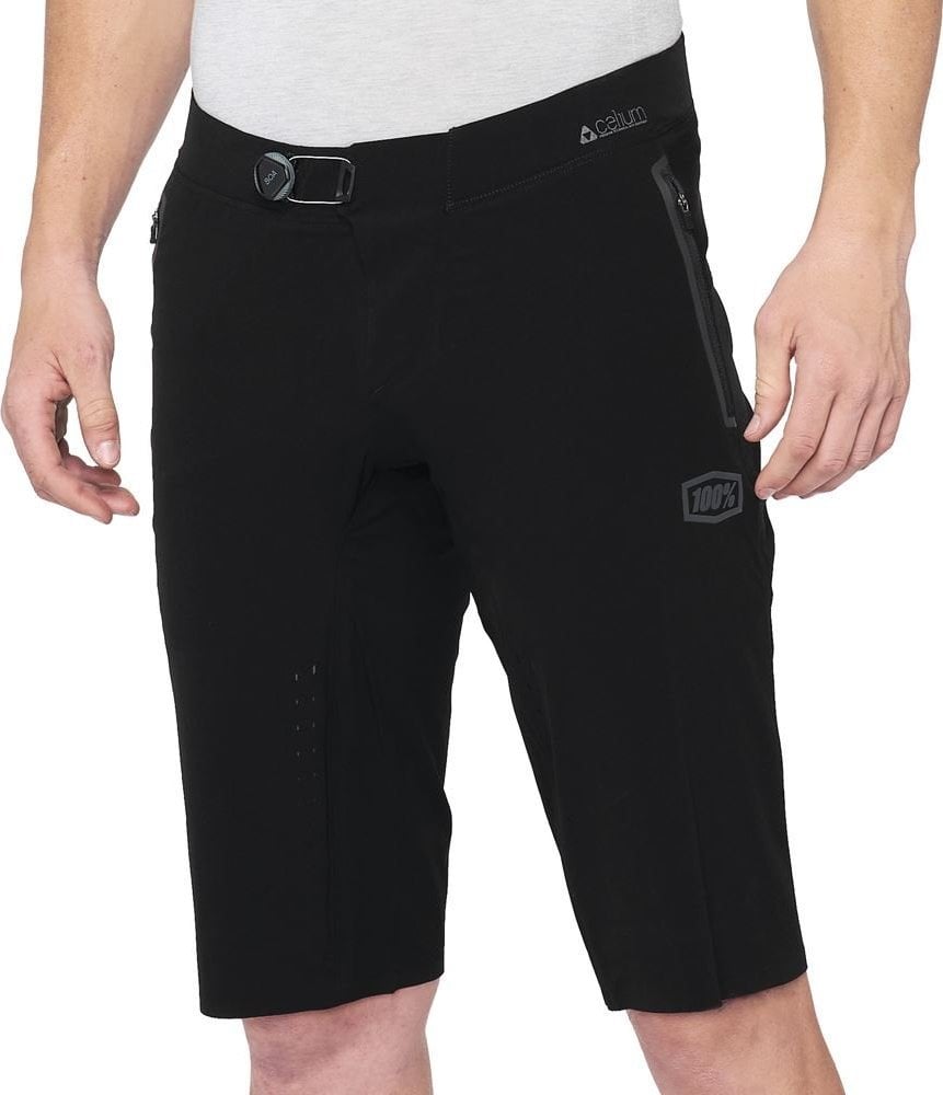 100% pantaloni scurți bărbați 100% pantaloni scurți CELIUM negru mărimea 28 (EUR 42) (NOU 2022)