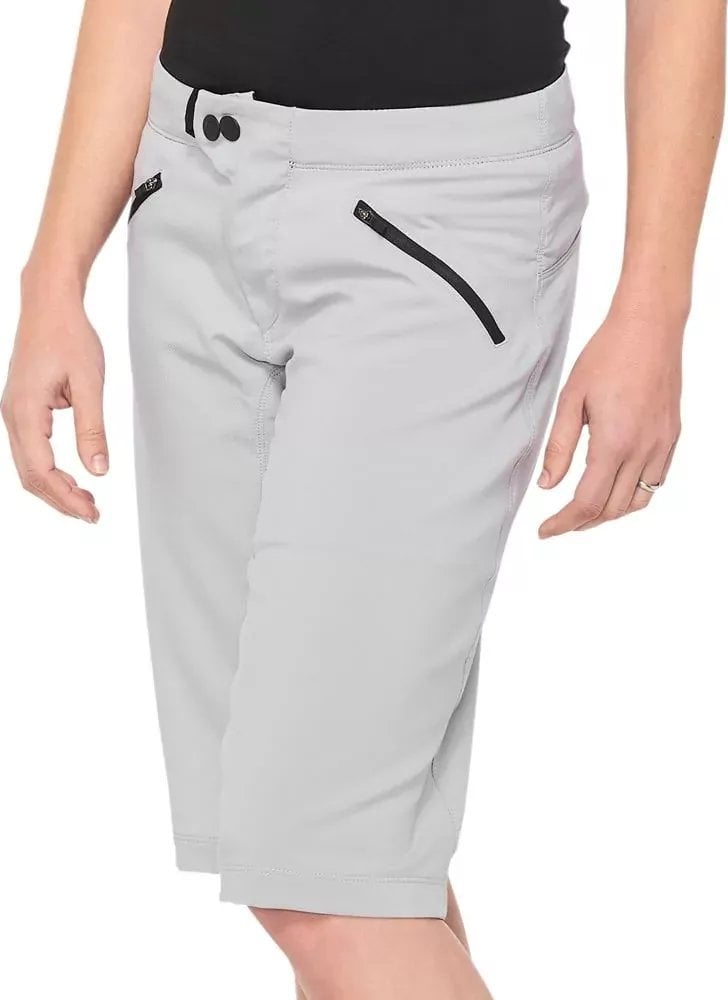 100% Pantaloni scurți damă 100% RIDECAMP Pantaloni scurți pentru femei mărime gri. M (NOU 2021)