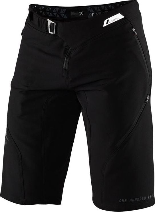 100% pantaloni scurți bărbați 100% pantaloni scurți AIRMATIC negru mărimea 34 (EUR 48) (NOU)