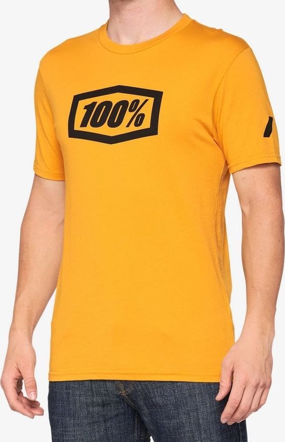 100% tricou 100% ESSENTIAL cu maneca scurta marimea vergea de aur XL (NOU)