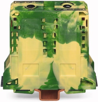 2 fire conector 101x107mm PE galben-verde - 285-197