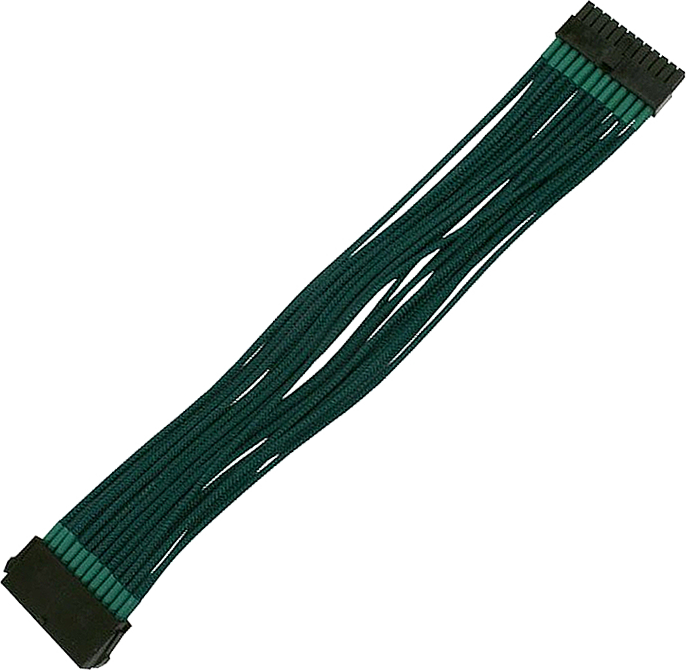 24-Pin ATX-extensie 30cm, verde (900500024)