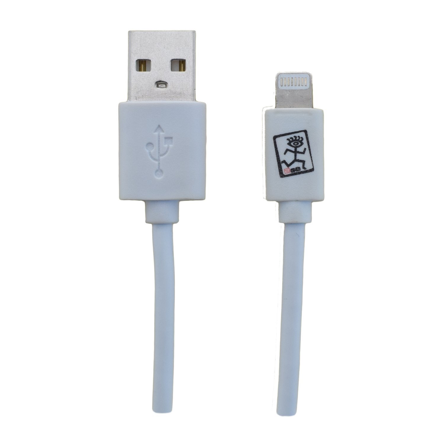 2GO USB-A - Cablu Lightning 1m alb (795781)