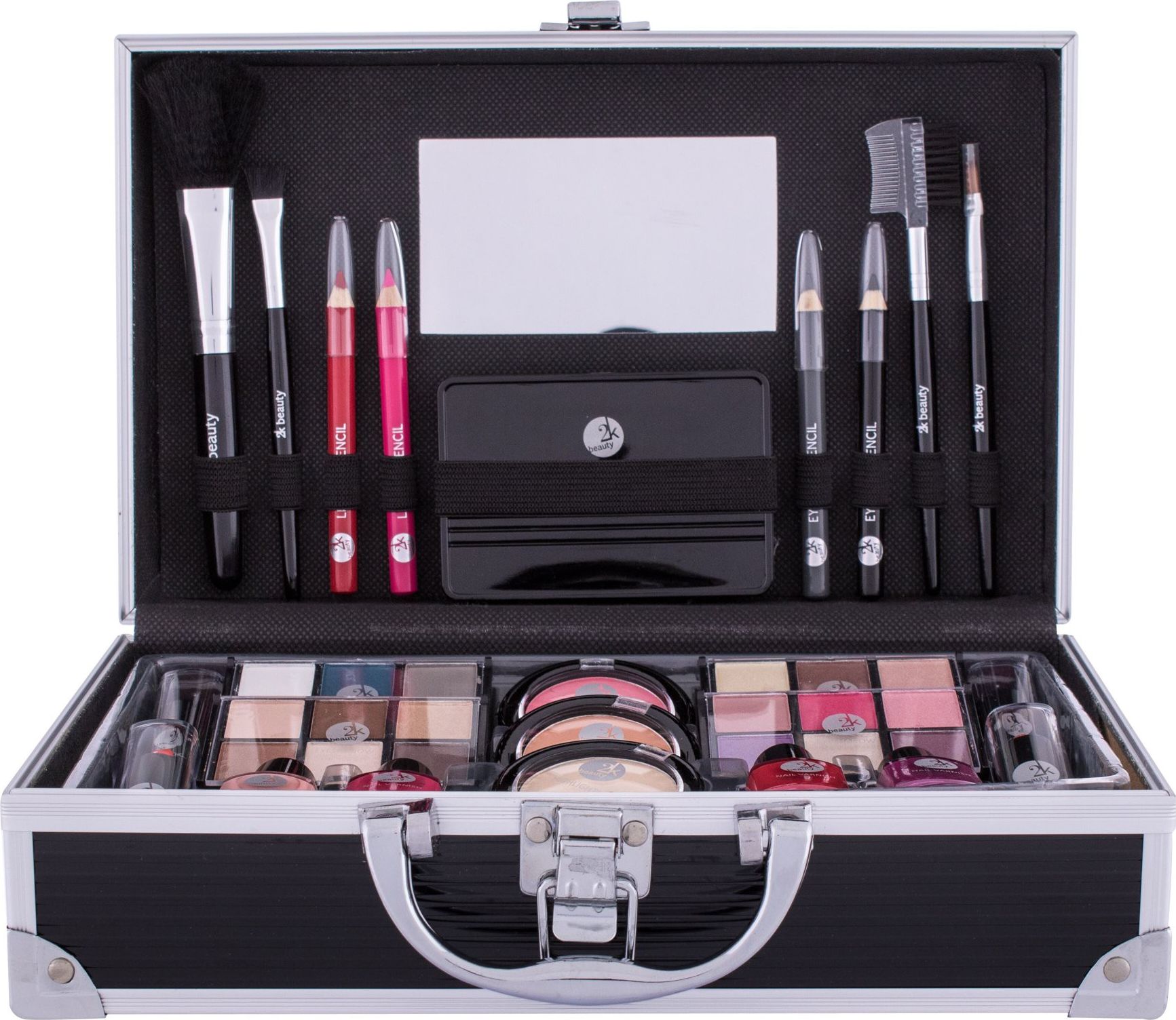 2K 2K Fabulous Beauty Train Case Black Zestaw kosmetyków 66,9g