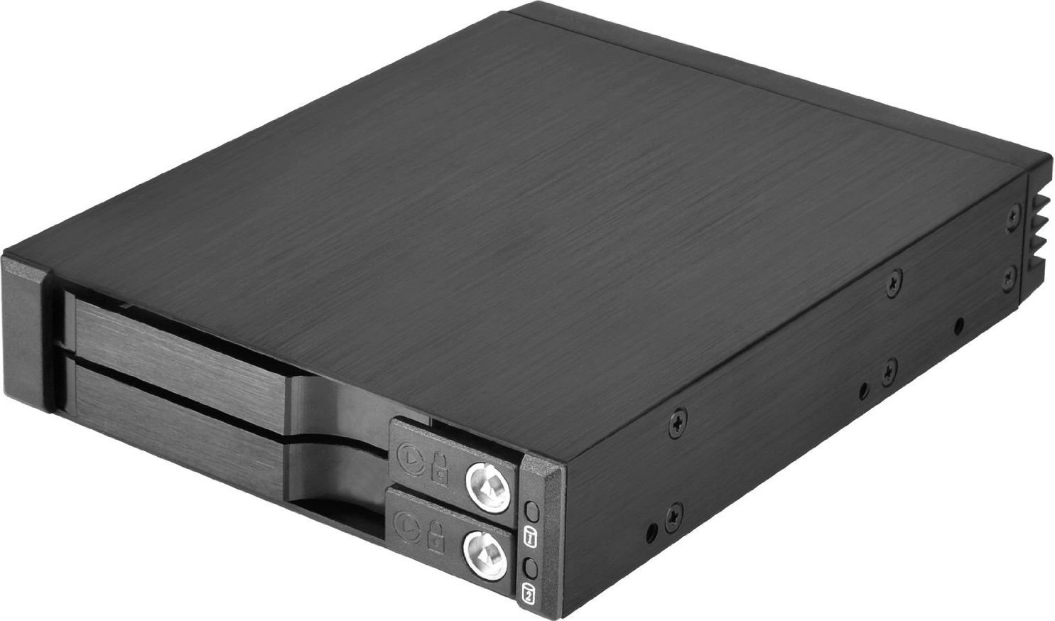 2x 2,5 inch HDD / SSD SATA (SST-FS202B)