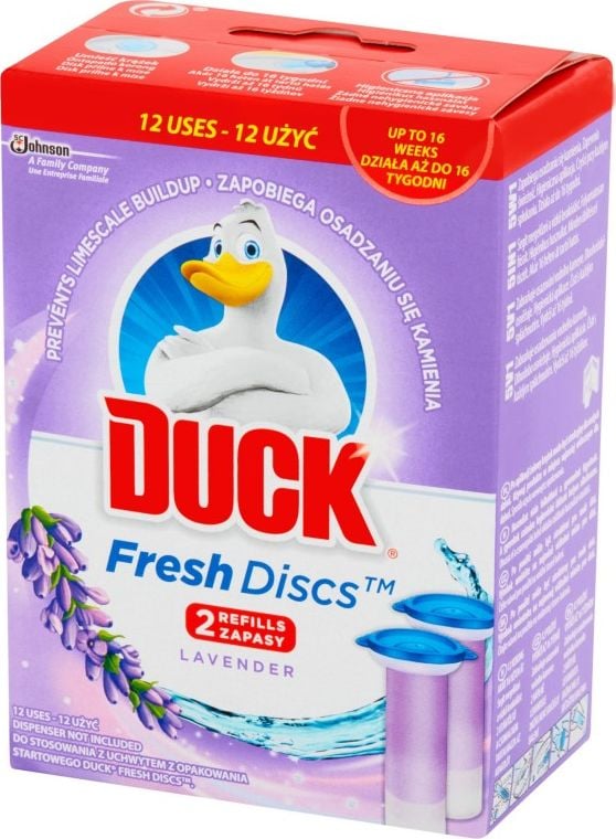 Odorizant toaleta Fresh Discs, Duck, Lavanda